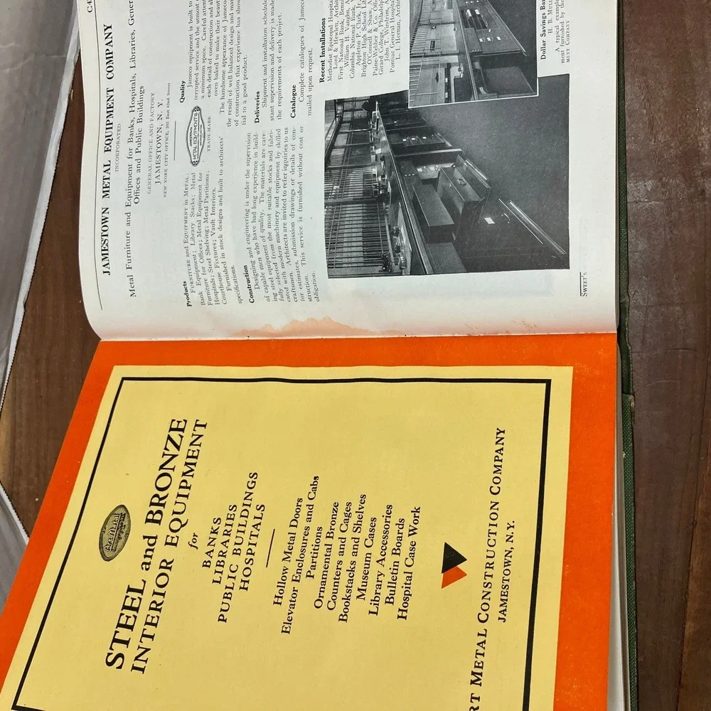 Sweet's Architectural Catalogues Volume C 1931 F.W. Dodge Vintage Reference
